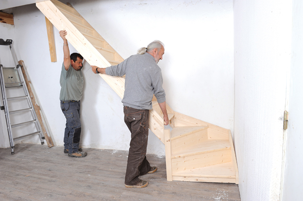 Bricolage avec Robert-escalier en bois-35